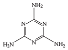 Melamin, cyanuramide, triaminotriazine, chemische Verbindung