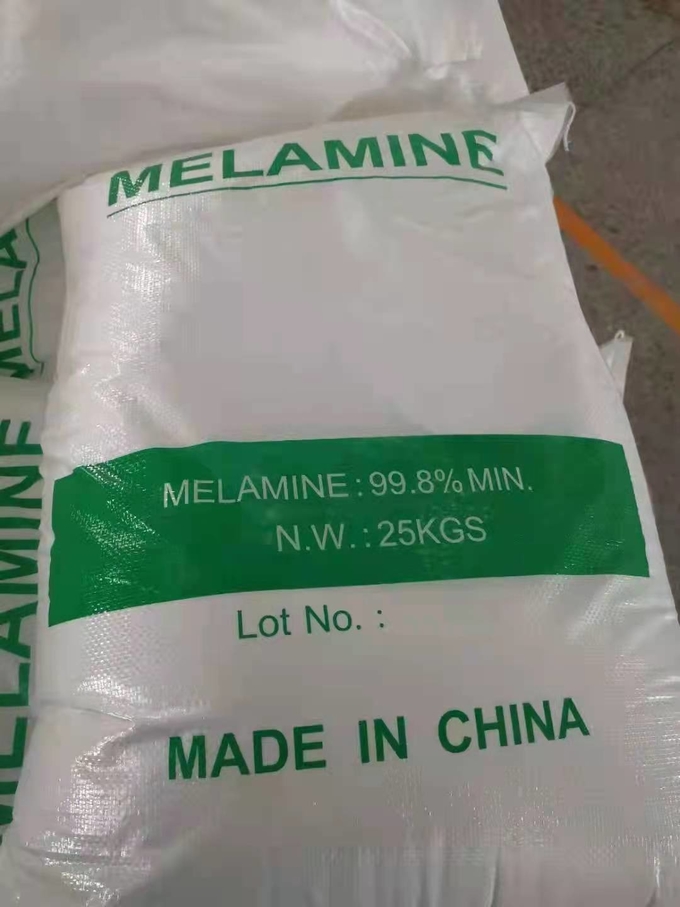 Melamin Crystal Powder Industrial Grade des Melamin-Formaldehyd-Harz-Füller-99,8% 1