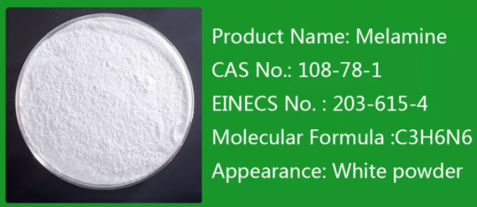 Melamin Crystal Powder Industrial Grade CAS 9003-08-1 der Pappe99,8% 0