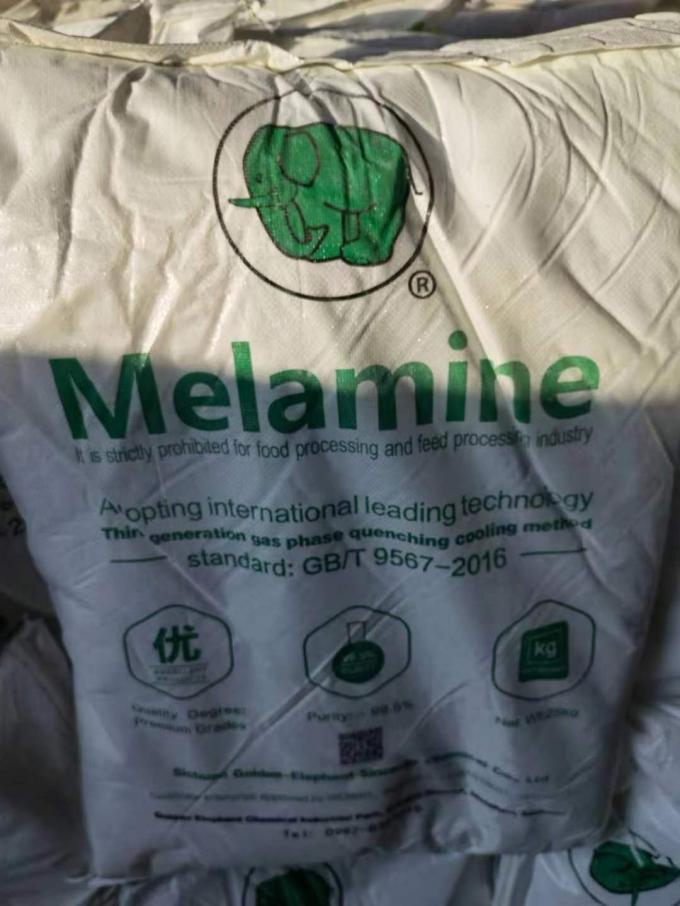 99,5% Min Pure Melamine Powder Cas 108-78-1/94977-27-2 für MF/SMF 4