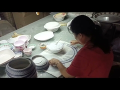 White Melamine Tableware Printing Decal Paper Customized Style