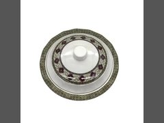 Kundengebundenes Blumen-Abziehbild-Mealmine-Geschirr 30% Melamin und 100%