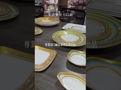 Melaminen-Tischgeschirr in weißer Farbe