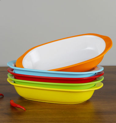 Ein guter Preis. Multicolor Rectangle Restaurant Oval Melamin Big Bowl Umweltfreundlich 10 Zoll Online