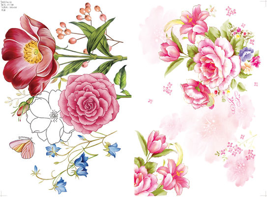 Ein guter Preis. Druckpapier mit anpassbarem Muster für Melamin-Tischgeschirr in der Größe 59*44cm Online