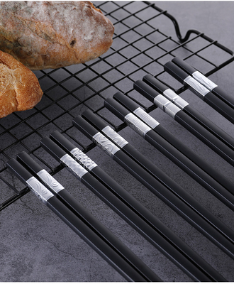 Ein guter Preis. Quadratische silberne Fiberglas-Hauptessstäbchen-sicherer Spülmaschinen-Japaner-nicht Beleg Online