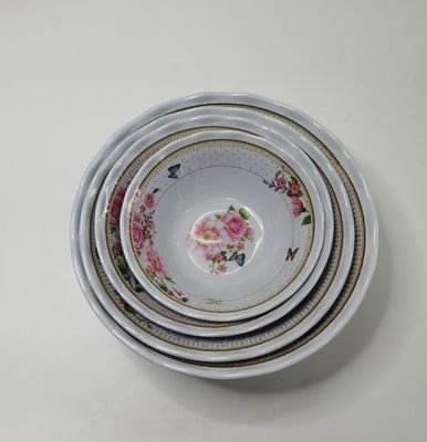 Ein guter Preis. Einfach zu reinigen Melamin-Servierbecher mit keramischem Aussehen und hellen Farben Online