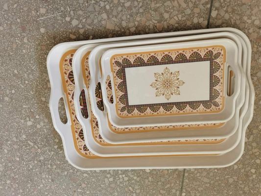Ein guter Preis. Großhandel Maßgeschneiderte Restaurant Melamine Kunststoff Holz Servierfächer Online