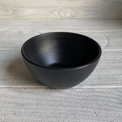 Ein guter Preis. Schwarze Matte 100% Melamin-Tischgeschirr Schüssel leicht zu reinigen A5-Material Online