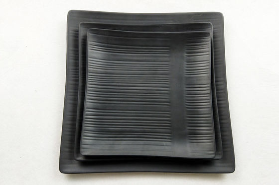 Ein guter Preis. Großhandel Unzerbrechliche schwarze Matte Melaminen Schüssel - Kratzfestes koreanisches Essensgeschirr Online